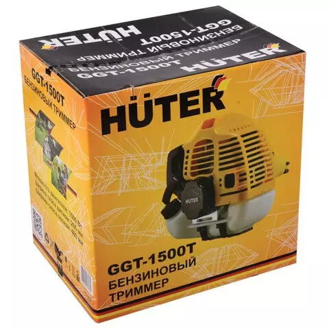 Триммер бензиновый HUTER GGT-1500T 1500 Вт 9500 об/мин объем двигателя 392 см.3