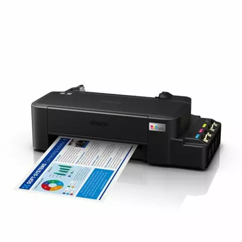 Принтер струйный EPSON L121 А4 9 стр./мин (ч/б) 48 стр./мин (цв.) 720 x 720 dpi