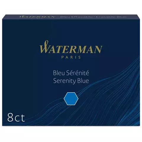 Картриджи чернильные Waterman Standart синий 8 шт. картонная коробка