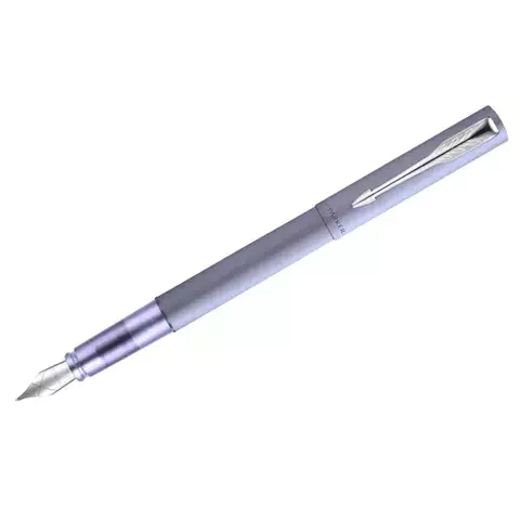Ручка перьевая Parker "Vector XL Silver Blue" синяя 08 мм. подарочная упаковка