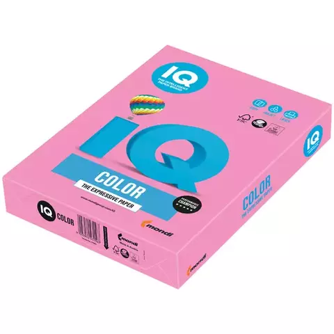 Бумага IQ "Color neon" А4 80г./м2 500 л. (розовый неон)