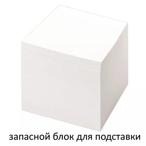 Блок для записей Staff непроклеенный куб 8х8х8 см. белый белизна 90-92%