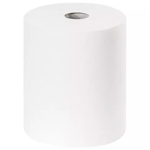 Полотенца бумажные рулонные 200 м. Laima (Система H1) ADVANCED 1-слойные белые комплект 6 рулонов