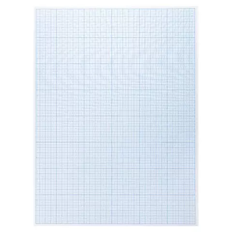 Бумага масштабно-координатная (миллиметровая) А3 голубая 20 листов плотная 80г./м2 Staff