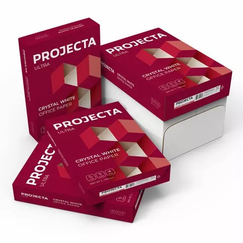 Бумага офисная А3 (297х420) 80г./м2 500 л. марка А PROJECTA ULTRA Россия 162% (CIE)