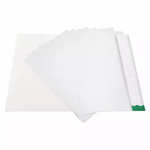 Картон белый А4 мелованный Extra (белый оборот) 10 листов папка Brauberg Kids 200х283