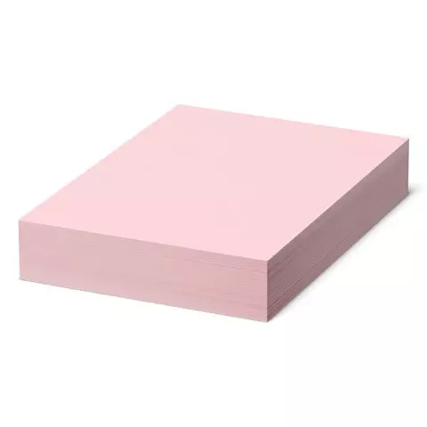 Бумага цветная Brauberg А4 80г./м2 500 л. пастель розовая для офисной техники