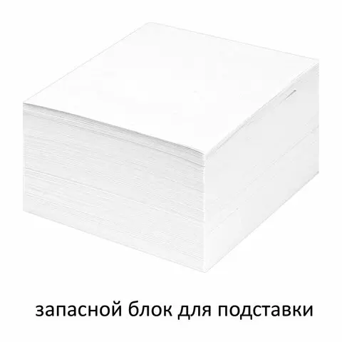 Блок для записей Staff непроклеенный куб 8х8х4 см. белый белизна 90-92%