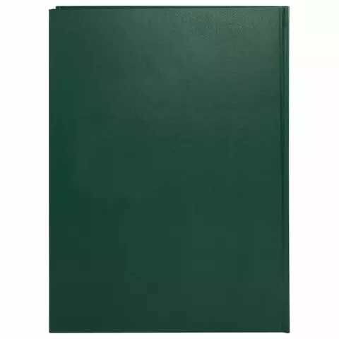 Книга учета 96 л. клетка твердая бумвинил офсет герб А4 (200х290 мм.) Brauberg зеленая