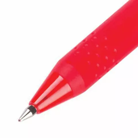 Ручка стираемая гелевая с грипом Pilot "Frixion" красная корпус красный узел 07 мм.