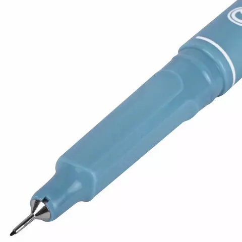 Ручка капиллярная (линер) черная Centropen "Document" трехгранная линия 01 мм.
