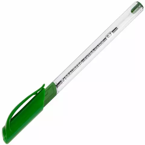 Ручка шариковая масляная Brauberg "Extra Glide GT" зеленая трехгранная узел 07 мм.