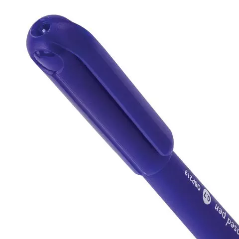 Ручка шариковая масляная Brauberg "Fine" синяя корпус синий узел 07 мм.
