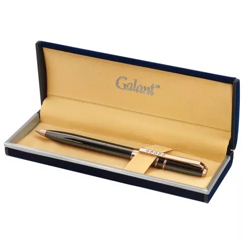 Ручка подарочная шариковая Galant "SFUMATO GOLD" корпус металл детали розовое золото узел 07 мм. синяя