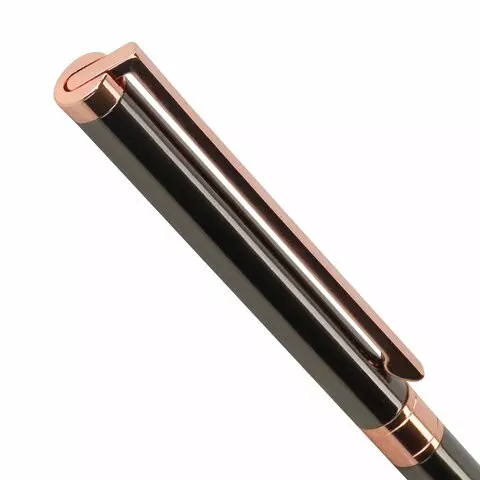 Ручка подарочная шариковая Galant "ASTRON BRONZE" корпус металлический детали розовое золото узел 07 мм. синяя