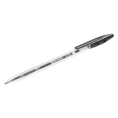 Ручка шариковая Brauberg "ULTRA" черная узел 1 мм. чернила ГЕРМАНИЯ наконечник Швейцария
