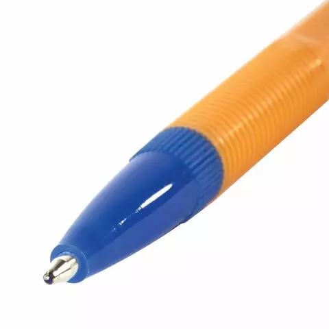 Ручка шариковая Staff "Basic BP-03 Orange" синяя корпус оранжевый узел 1 мм.