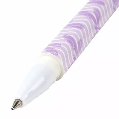 Ручка фигурная шариковая Юнландия "Стрекоза" корпус ассорти синяя пишущий узел 07 мм.