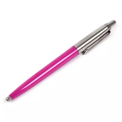 Ручка шариковая Parker "Jotter Orig Magenta" корпус розовый нержавеющая сталь блистер синяя