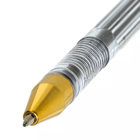 Ручка гелевая Brauberg "Extra GLD" черная корпус прозрачный узел 05 мм. линия 035 мм.