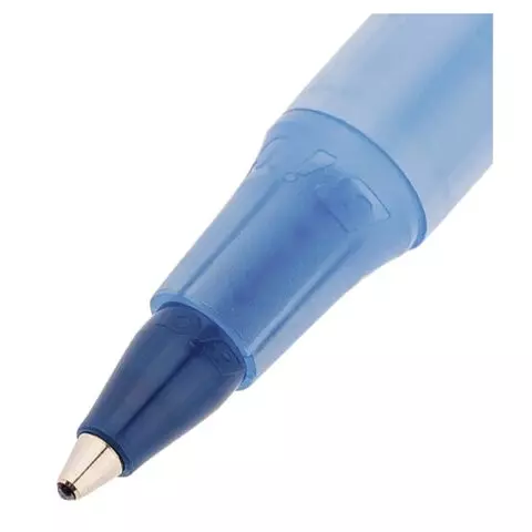 Ручка шариковая Bic "Round Stic" синяя корпус голубой узел 1 мм. С шт.РИХКОДОМ