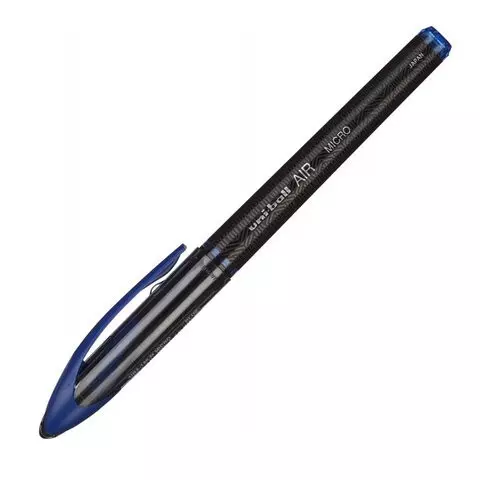 Ручка-роллер Uni-Ball "AIR Micro" синяя корпус черный узел 05 мм. линия 024 мм.