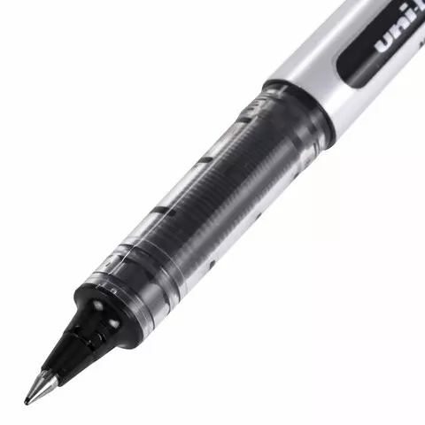 Ручка-роллер Uni-Ball Eye черная корпус серебро узел 05 мм. линия 03 мм.