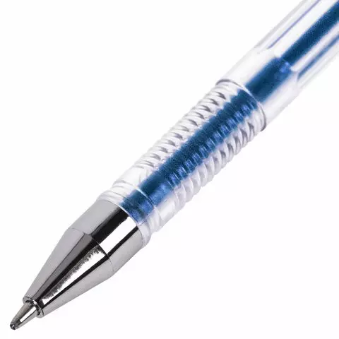 Ручки гелевые металлик Brauberg "EXTRA" набор 6 цветов узел 07 мм. линия 035 мм.