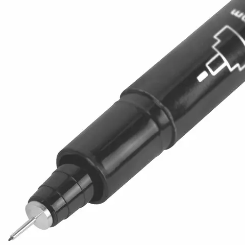 Капиллярные ручки линеры 16 шт. черные 015-30 мм. Brauberg Art Classic
