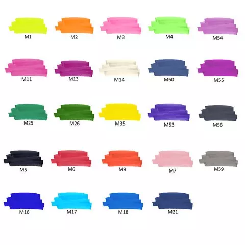 Маркеры акварельные для скетчинга двусторонние (кисть и линер) 24 цвета Brauberg Art Debut