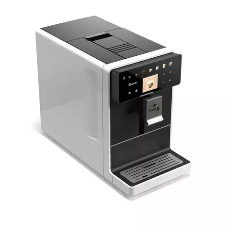 Кофемашина KAFFIT A5 White 1400 Вт объем 13 л. емкость для зерен 200г./ автокапучинатор белая