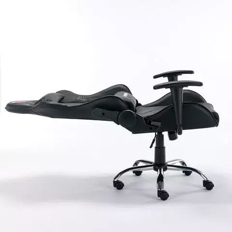 Кресло компьютерное BRABIX "Hunter GM-130" две подушки экокожа черное