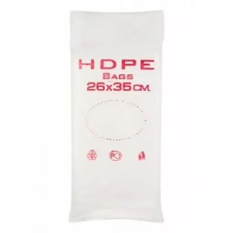 Пакет фасовочный (фасовка) HDPE Bags красная 26*35 ПНД (Эконом Бухта)