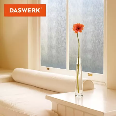 Пленка на окно самоклеящаяся статическая без клея солнцезащитная 75х150 см. "Карбон" Daswerk