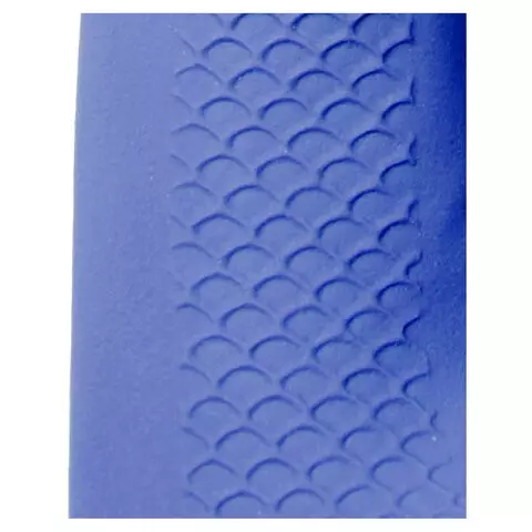 Перчатки латексные КЩС прочные хлопковое напыление размер 95-10 XL очень большой синие HQ Profiline