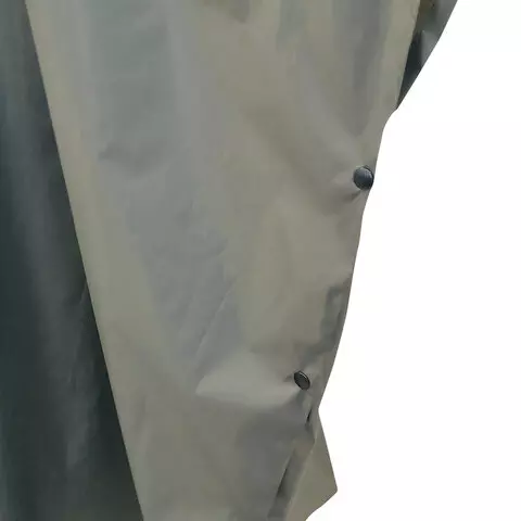 Дождевик пончо хаки на кнопках многоразовый с ПВХ покрытием и мешком для хранения ГРАНДМАСТЕР