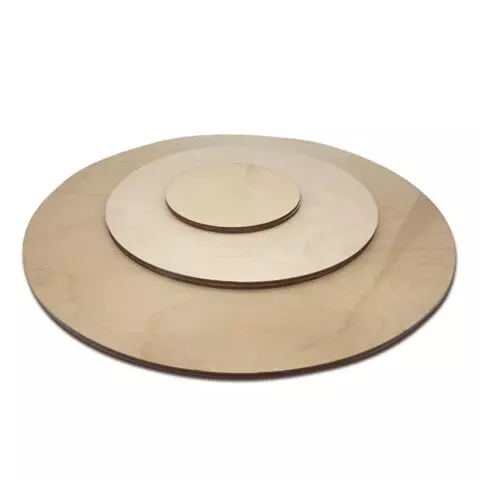 Заготовки для творчества деревянные круглые 5 шт. диаметр: 10-20-30 см. Brauberg Hobby