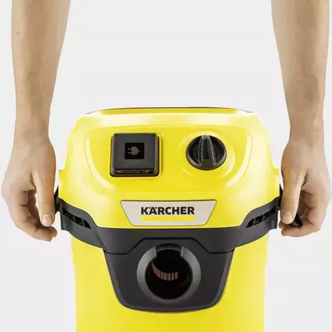 Пылесос хозяйственный Karcher WD 3 P мусоросборник 17 л. мощность 1000 Вт желтый