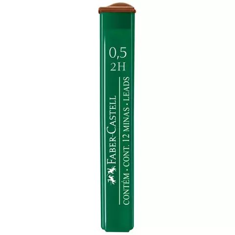 Грифели для механических карандашей Faber-Castell "Polymer" 12 шт. 05 мм. 2H
