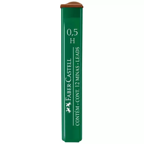 Грифели для механических карандашей Faber-Castell "Polymer" 12 шт. 05 мм. H