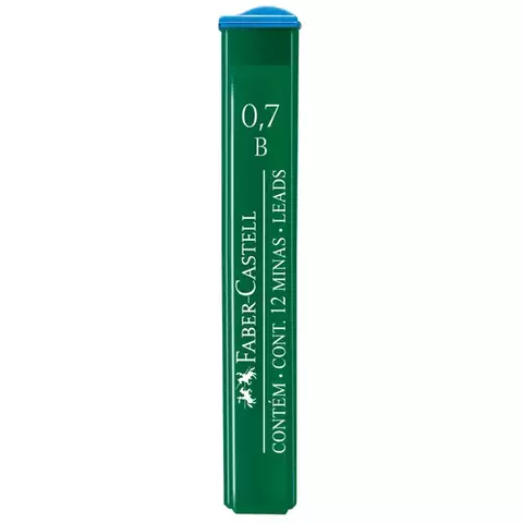 Грифели для механических карандашей Faber-Castell "Polymer" 12 шт. 07 мм. B