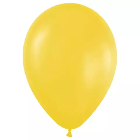 Воздушные шары 50 шт. М12/30 см. MESHU пастель желтый