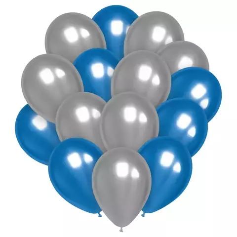 Воздушные шары 25 шт. М12/30 см. MESHU "Blue"