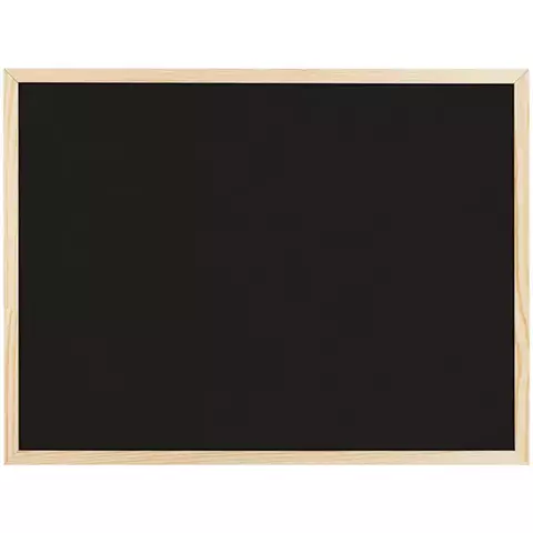 Доска магнитно-меловая OfficeSpace 45*60 см. деревянная рамка черная