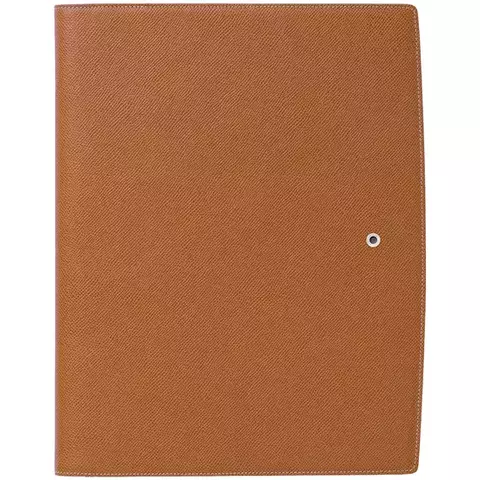 Папка для блокнота Graf von Faber-Castell "Epsom" А4 натуральная кожа коньячный цвет