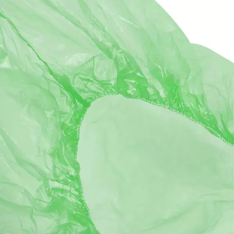 Бахилы MERIDIAN прочные 38 грамма зеленые комплект 100 шт. (50 пар) 40х15 см. ПНД