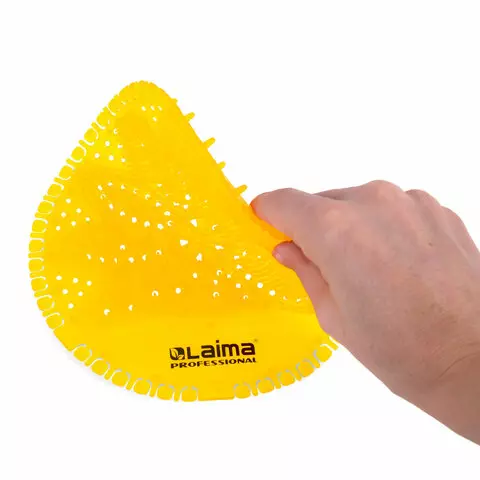 Дезодоратор коврик для писсуара желтый аромат Лимон Laima Professional на 30 дней