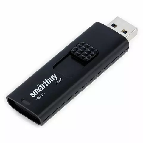 Флеш-диск 32 GB SMARTBUY Fashion USB 3.0 черный
