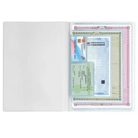 Папка-органайзер семейная для 4-х комплектов документов "Journey" А4 цветной принт Staff