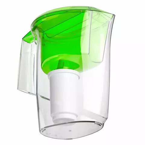 Кувшин-фильтр для очистки воды ГЕЙЗЕР "Дельфин" 3 л. 2 сменных картриджа зеленый
